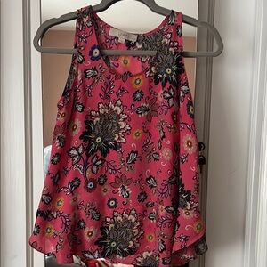 LOFT Pink Floral Women's Top